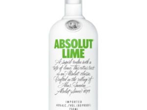 Absolut Lime Vodka 750ML