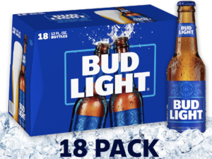 BUD LIGHT 18PK BOTTLE