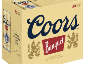 Coors Banquet 30 Pack 12 Oz Can