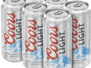 Coors Light 6pk 12oz can