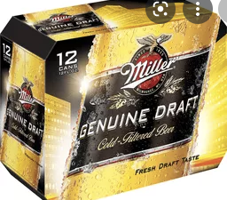 Miller Genuine Draft 12Pk Bottles