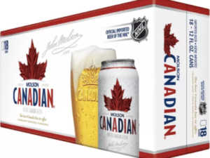 Molson Canadian 18pk can