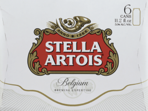 Stella Artois Lager 6PK CAN