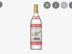 Stolichnaya Vodka 1 Liter