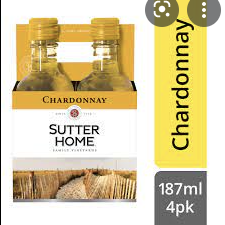 Sutter Home Chardonnay 187ml 4Pk