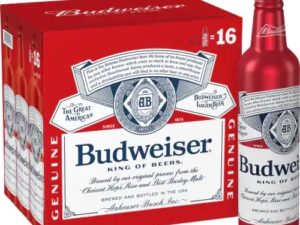 Budweiser Aluminum 16oz 12PK Bottle